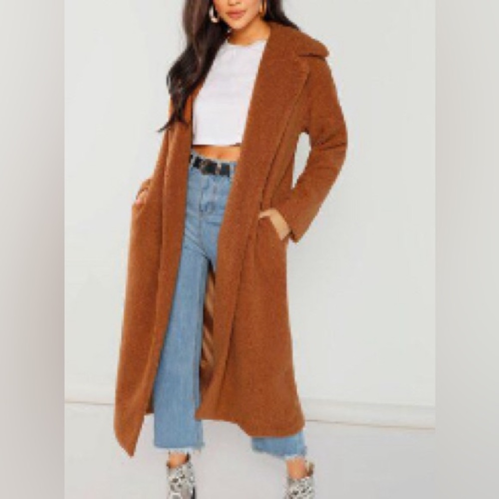Long Sherpa Teddy Coat